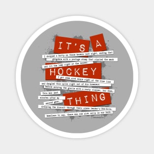 Hockey Slang Magnet